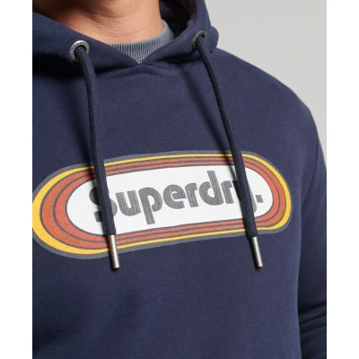 Afbeelding van Superdry Vintage Trade Tab Hood sweatshirt Voor Heren Maat M