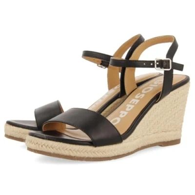 Afbeelding van Gioseppo Zhepe Espadrilles, Dames, Maat: 38, Black Leer