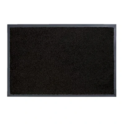 Afbeelding van slijtvaste vuilvang parel antislip deurmat voor binnen entreemat vloerkleed (antraciet, 40x60cm)