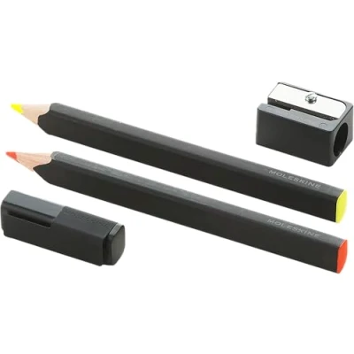 Afbeelding van Set 2 crayons surligneurs Jaune et orange fluo