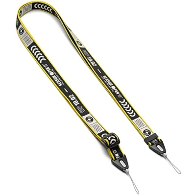 Afbeelding van Ringke Schouderriem Ontworpen voor Mobiele Telefoonhoesjes, Sleutels, Camera&#039;s en ID QuikCatch Lanyard Verstelbare Crossbody String Ticket Band Black