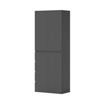 Afbeelding van Vicco ClausKledingopslagkast 74 x 191.5 cm met 4 deuren Antraciet