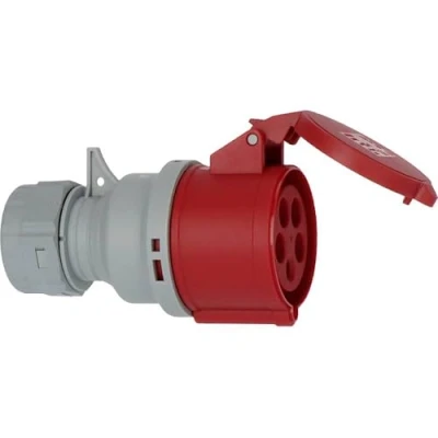 Afbeelding van Brennenstuhl CEE koppeling 400V/32A (voor buiten IP44, schroefbare aansluittechniek, 5 polig, Made in Germany)