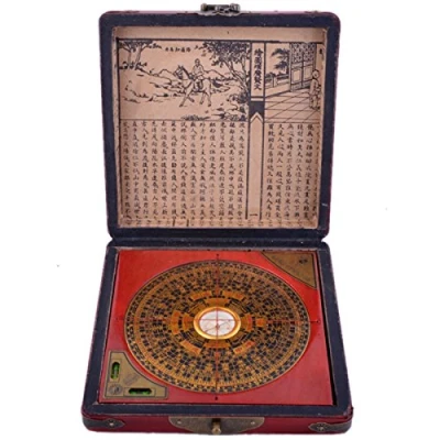 Afbeelding van Juanxian Chinese Feng Shui Luo Pan Kompas met Draak &amp; Feniks, Metaal, 0,8 kg