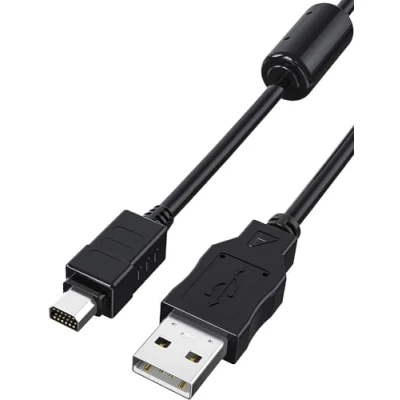 Afbeelding van Olympus CB USB5/CB USB6 USB kabel voor geselecteerde Camedia/Creator/Evolt/Mju/Pen/Stylus/Tough/Traveller Series digitale camera (modellen hieronder vermeld) door DragonTrading®