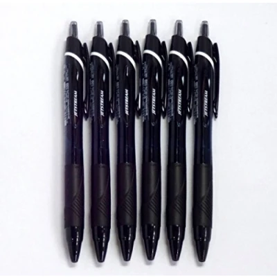 Afbeelding van Uni Jetstream Standard Ballpoint Pen, 0.7 mm, Black Ink, Body, 6 pens per Pack (Japan Import) [Komainu Dou Original Package]