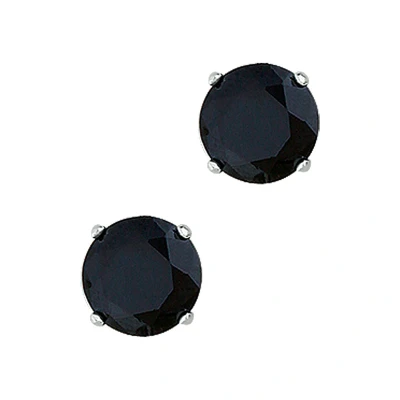 Afbeelding van Zilver Gerhodineerde Oorknoppen zirkonia 1325698 Sieraden compleet horloge Zilverkleur