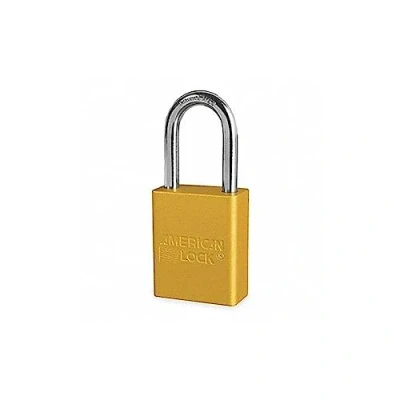 Afbeelding van American Lock A1106YLW Lockout hangslot, KD, Geel, 1/4&quot; Dia.