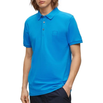 Afbeelding van BOSS Passenger Poloshirt, Heren, Maat: Medium, Open blue