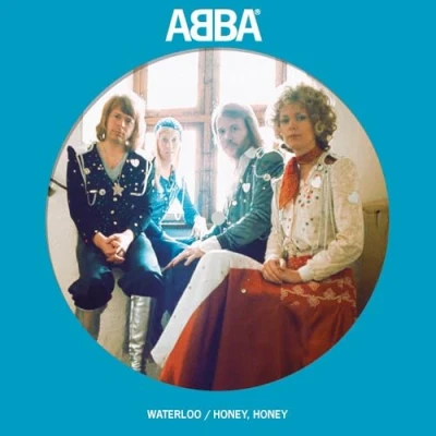 Afbeelding van Abba Waterloo (Swedish) / Honey (Single)