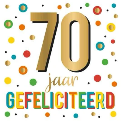 Afbeelding van Verjaardagskaart Daisy XL 70 jaar