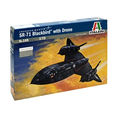 Afbeelding van Italeri 145 SR 71 Blackbird with drone 1:72
