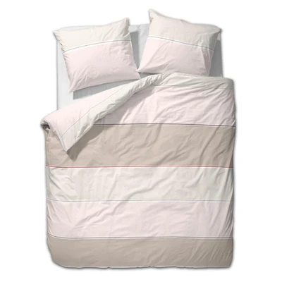 Afbeelding van Ten Cate Katoenen Tweepersoons Dekbedovertrek 200x200/220 Cannes Off White
