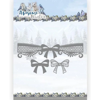 Afbeelding van Dies Amy Design Awesome Winter Lace Bow