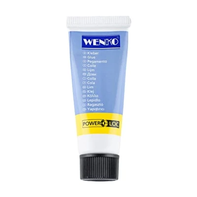Afbeelding van Wenko Wandlijm Power loc systeem 7 X 2 Cm Blauw/wit/zwart
