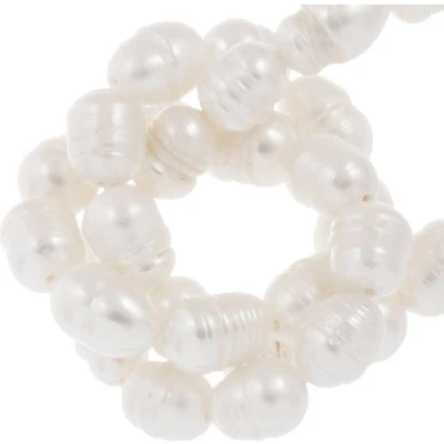 Afbeelding van Zoetwaterparels (7 9 x 6.5 mm) White (22 Stuks)