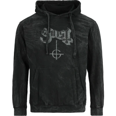Afbeelding van Ghost Papa Wrath Trui met capuchon antraciet S Katoen Band merch, Bands