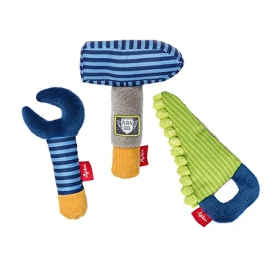 Afbeelding van SIGIKID 41676 grijpende gereedschapsset Play &amp; Cool meisjes en jongens babyspeelgoed aanbevolen vanaf de geboorte meerkleurig