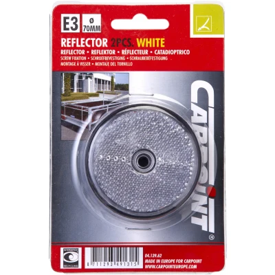 Afbeelding van Carpoint Reflector Rond Wit