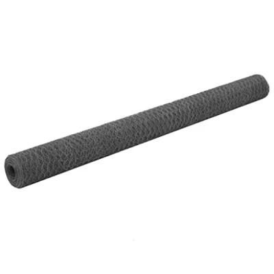 Afbeelding van Kippengaas 25x1,5 m staal met PVC coating grijs