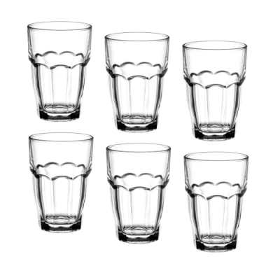 Afbeelding van Bormioli Rocco Rock Bar drinkglazen, stapelbaar, 40 ml, 6 stuks