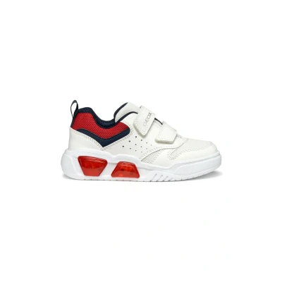 Afbeelding van Geox Babyschoenen voor kinderen, Maat: 34, White red Kunststof/ textiel