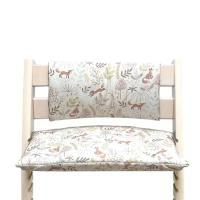 Afbeelding van Blausberg Baby Zitkussen kussen set Junior voor Tripp Trapp zonder gleuf in het zitkussen, materialen Oeko Tex® Standard 100 gecertificeerd vos beige