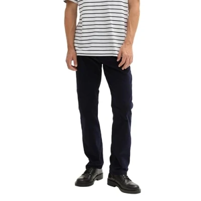 Afbeelding van TOM Tailor Marvin Straight Broek, Heren, Maat: 31x32, Sky captain blue