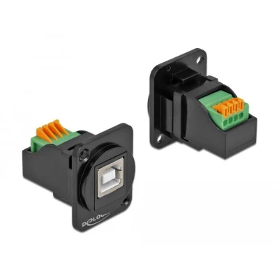 Afbeelding van Delock D Type module USB 2.0 B vrouwelijk naar aansluitblok Del