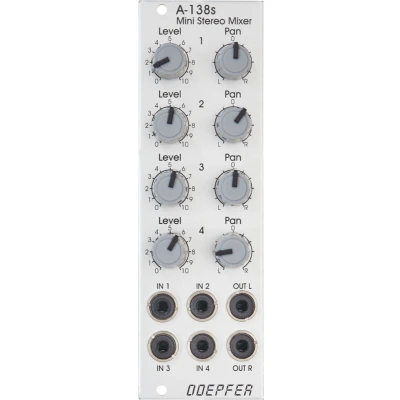 Afbeelding van Doepfer A 138s Mini Stereo Mixer modular synthesizer