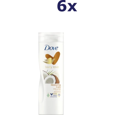 Afbeelding van 6x Dove Restoring Ritual Bodylotion Kokos en Amandel 400ml kopen? Nu in de
