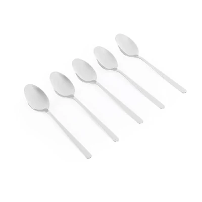Afbeelding van Russell Hobbs RH03432EU7 Teaspoon Set of 6 Vienna Stainless Steel Coffee Spoons Cutlery Set, Mirror Polish Finish Flatware, Tea Spoon Tableware for Home, Restaurant, Office, Kitchen, Dishwasher Safe