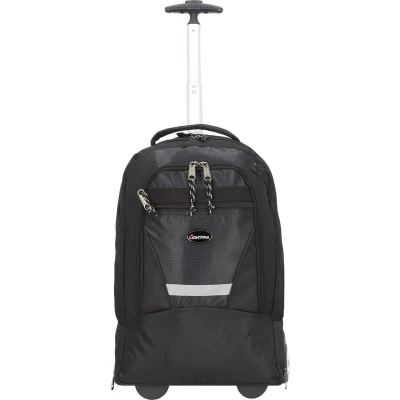 Afbeelding van Lightpak Rugzaktrolley Master zwart nylon 48,5 x 38,5 18 cm JU 46005