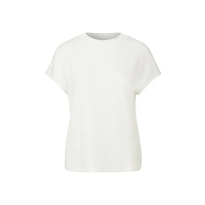 Afbeelding van Street One Kuscheliges Tshirt basic, Dames, Maat: 42, Weiß