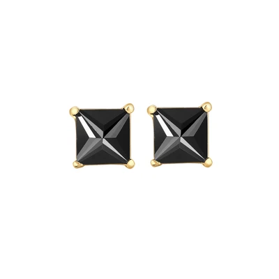 Afbeelding van Elli GEO Rechteck Eckig Oorbellen goldcoloured, Dames, Maat: One Size, Gold coloured