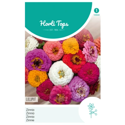 Afbeelding van Zinnia Liliput gemengd