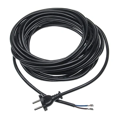 Afbeelding van vhbw Universele stroomkabel, bijv. compatibel met Kärcher, Siemens, Miele en meer, 10 m kabel, 2000 W, geschikt voor diverse stofzuigers