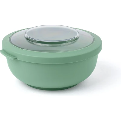 Afbeelding van Amuse Tylla Sage Life Bowl Lunchbox Verhouddoos met Tritan Deksel Perfect afsluitbaar Vaatwas, magnetron, en diepvriesbestendig Groen 1000 ml