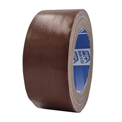 Afbeelding van ACIT Super 50 mm x 25 m, versterkt weefseltape, duct tape, Amerikaans weefseltape: reparatie, bevestiging en verpakking met hoge dichtheid (Bruin)