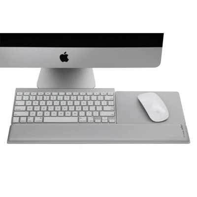 Afbeelding van Rain Design mRest Wrist Rest and Mouse Pad Silver 10013
