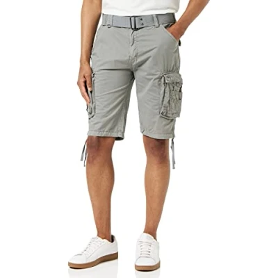 Afbeelding van Schott NYC Zwemshorts voor heren, Grijs (Grijs Grijs), 40