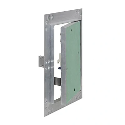 Afbeelding van WilTec Access Panel Inspectie Herziening Deur 30x60cm Aluminium Frame Hijs Gipsplaten
