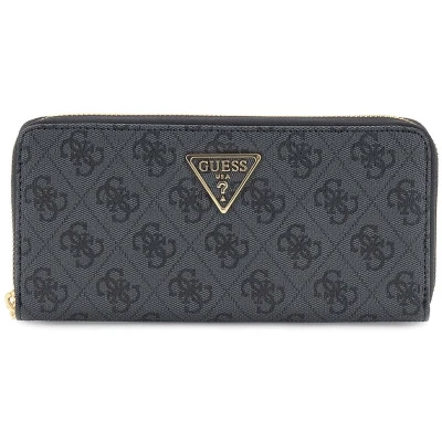 Afbeelding van GUESS Laurel II SLG Large Zip Around Wallet L Coal Logo