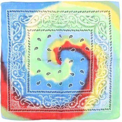 Afbeelding van Zac&#039;s Alter Ego Multicolour Tie Dye Paisley Bandana Multicolours