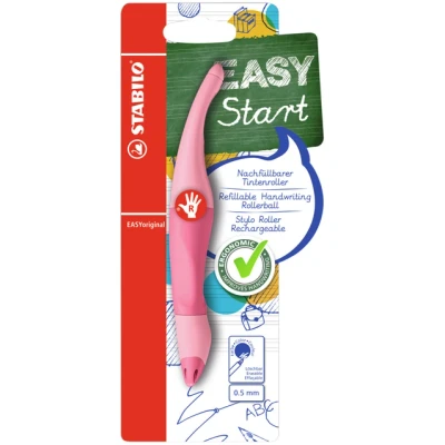 Afbeelding van Rollerpen STABILO Easyoriginal rechtshandig medium pastel poederroze blister à 1 stuk