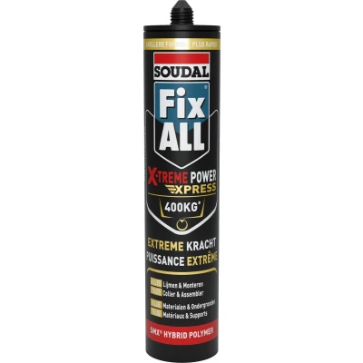 Afbeelding van Soudal Fix ALL X treme power wit koker 290 ml (MS Polymeer)