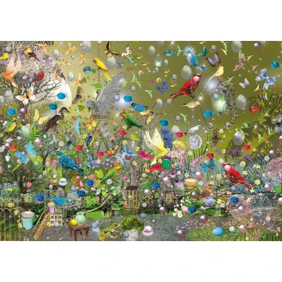 Afbeelding van Schmidt Spiele, Ilona Reny: A Parrot Jungle (1000pc), Puzzle, Ages 12+
