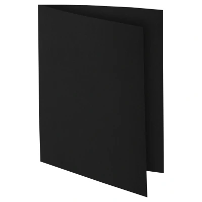 Afbeelding van Exacompta ref. 210018E Set van 100 felgekleurde dossiermappen ROCK&#039;&#039;S 210 g/m2 in PEFC™ certified folders Afmetingen: 24 x 32 cm Formaat A4 kleur zwart