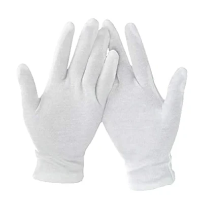 Afbeelding van axentia 133175 stoffen handschoenen, maat L, 22 x 10 cm, wit