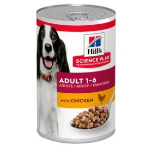 Afbeelding van 12x Hill&#039;s Science Plan Hondenvoer Adult Kip 370 gr